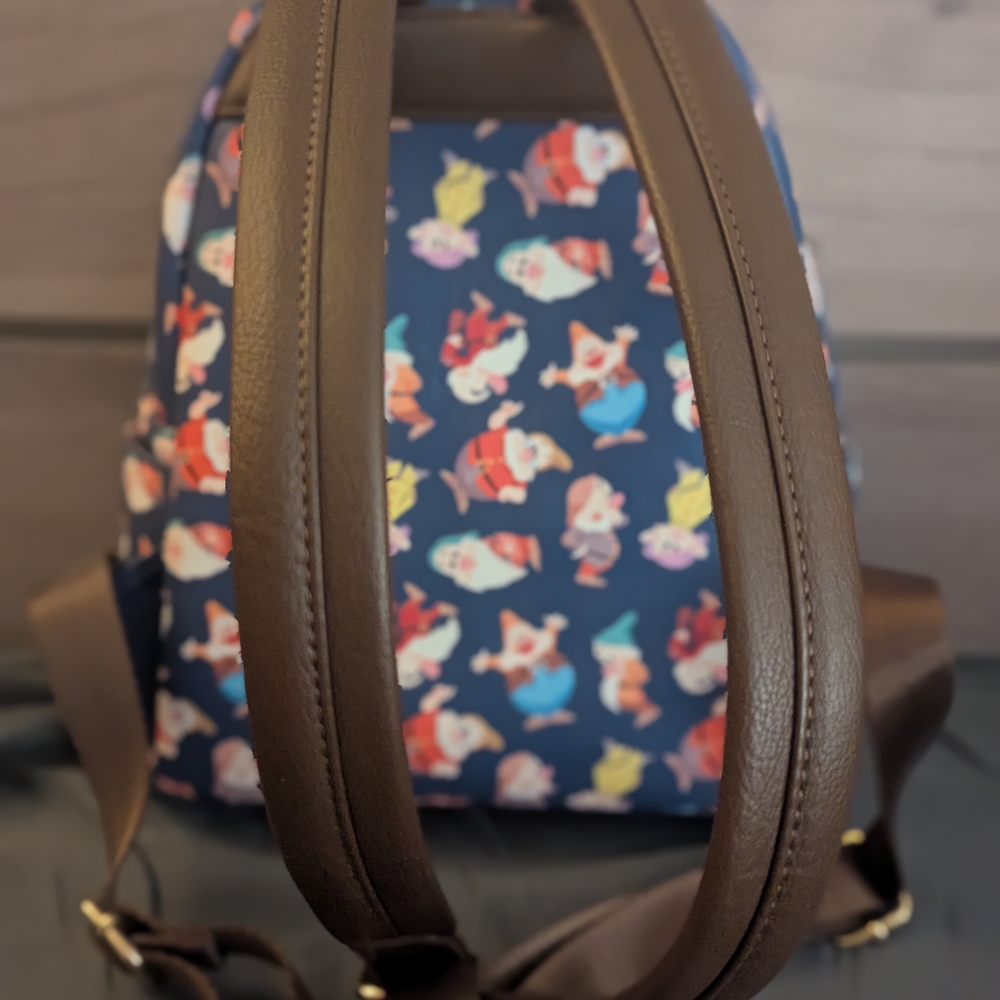 Loungefly Disney Dwarfs Patterned Backpack - image 8